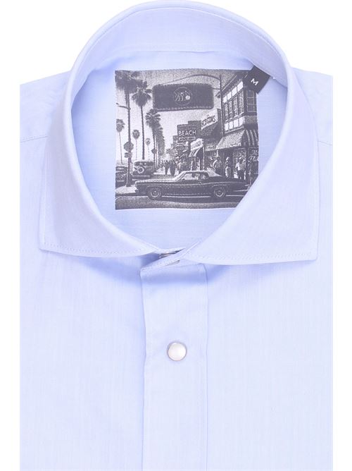 cotton shirt with snap buttons MARTIN ZELO | MZ703-CAM03RES04